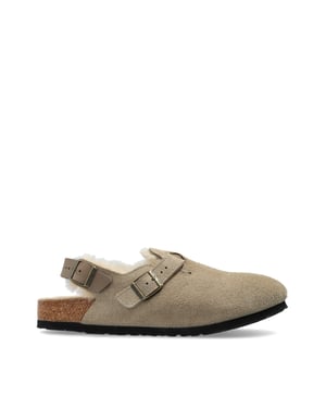 Tokio Shearling Wildleder-Mules