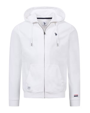 U.S. Polo Assn. Herren Sweatjacke mit Kapuze aus 100 % Baumwolle