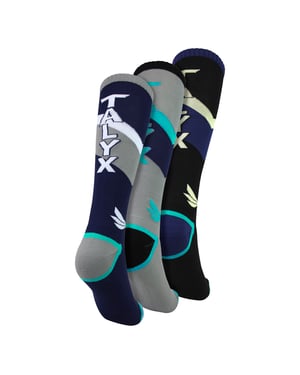 3er Pack Herren Skisocken Gepolstert Thermisch Feuchtigkeitsableitend Wintersport-Socken