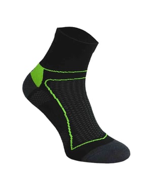 1 Pack Hochsichtbare Neon Low-Cut Fahrradsocken