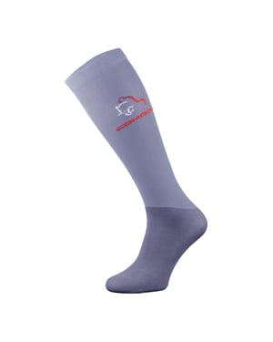 1 Pack Damen Mikrofasersocken bis zum Knie für Reitsport