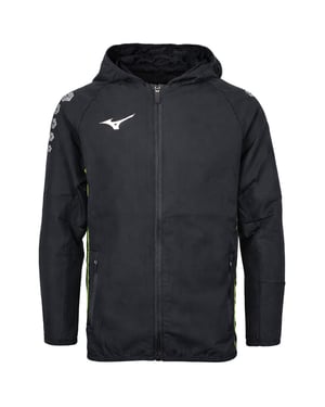 Mizuno Team Micro Kinderjacke Schwarz