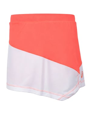 Asics Club Kinder Tennisrock Orange/Weiß