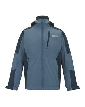 Regatta - "Calderdale II" Jacke, wasserfest für Kinder (Blassblau/Nachthimmel)