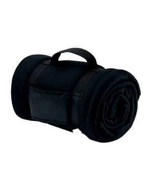SOLS - Decke "Stavenger", Fleece, Karo (Schwarz)