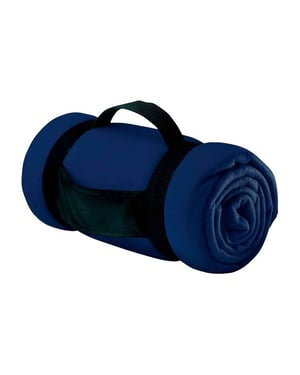 SOLS - Decke "Stavenger", Fleece, Karo (Dunkelblau)