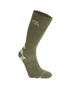 Craghoppers - "Adventure" Stiefelsocken Insektenabwehr für Herren/Damen Unisex (Wilde Olivefarbe/Knospen Grün)