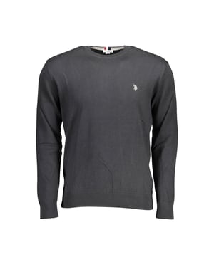U.S. POLO ASSN. Schwarzes Baumwoll-Sweatshirt