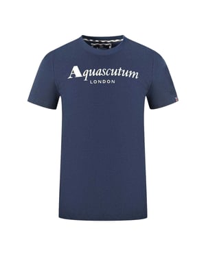 Aquascutum - "London" T-Shirt für Herren (Marine)