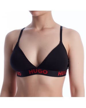 Damen Elastischer Bralette-BH mit Logo-Band 50525383