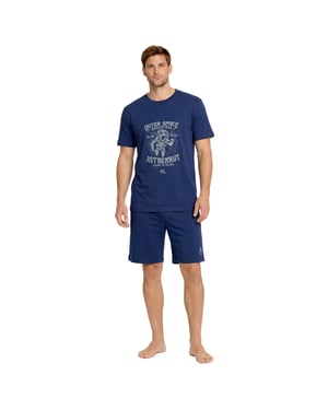 Herren Sommer Kurz Baumwollpyjamas KL30000
