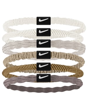 Nike - "Flex" Haarband (6er-Pack) (Weiß/Grau/Braun/Beige)