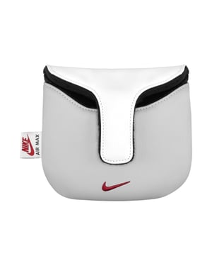 Nike - "Icon" Kopfabdeckung für Putter (Platin/Weiß/Rot)