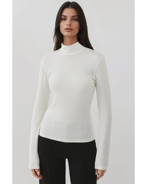 Ultraweicher Slim Fit Rollkragen gestricktes Oberteil