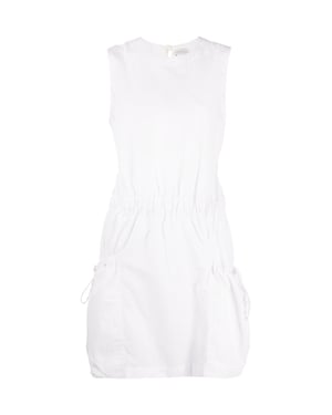 Ärmelloses Kleid mit Kordelzug