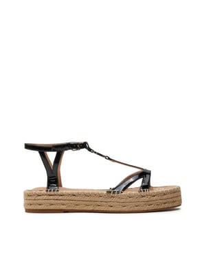 Ralph Lauren Payton Espadrilles-Sandalen - Schwarz