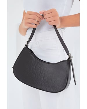 Lässige Polyester-Schultertasche