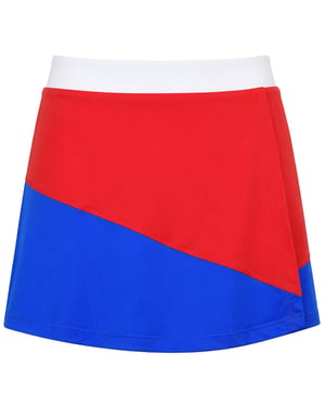 Asics Club Damen Rot/Blaue Tennis-Kurzrock