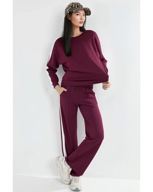 Modal Touch Regular Fit Sweatshirt- und Hosen-Set