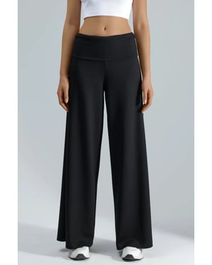Modal Touch Faltbund-Palazzo-Hose