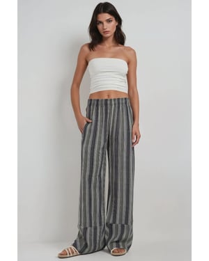 Weite bedruckte Relax-Hose
