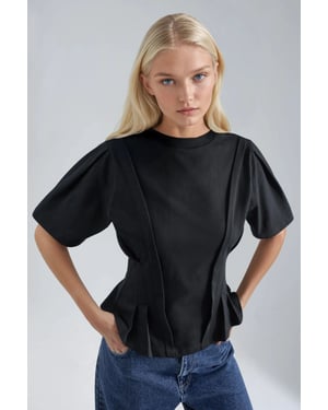 Bequeme Crew-Neck T-Shirt
