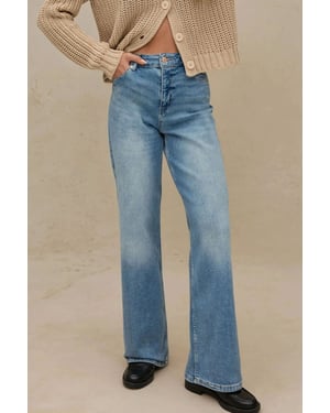 Weite Komfort-Denim-Jeans