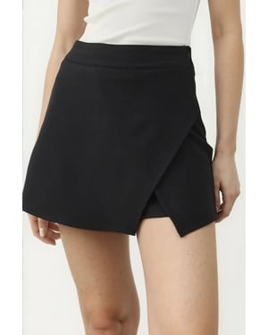 Hochtaillierte Mini-Skorts