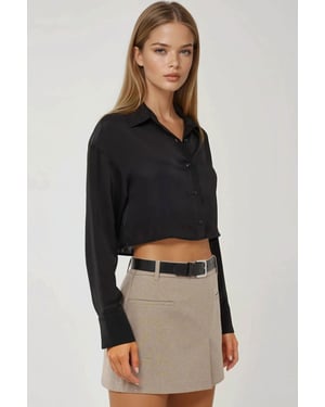 Gewebter Mini-Skort