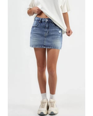 Denim-Rockshorts