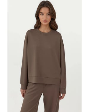 Modal Touch Basic Sweatshirt