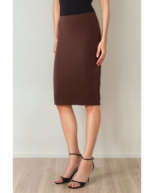 Hochtaillierte Bodycon-Midi-Rock