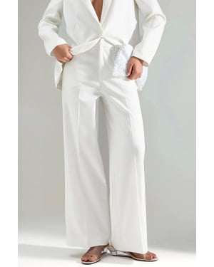 Hochtaillierte Gerade Bengalin-Hosen