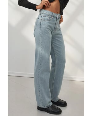Gerade geschnittene Denim-Jeans