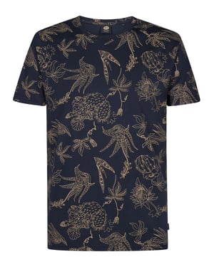 Petrol Industries - T-Shirt mit Allover-Print Rocosa Herren