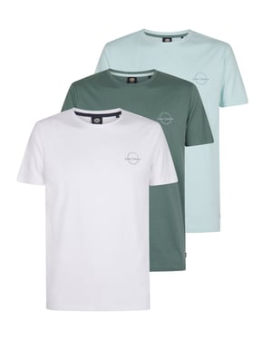 Petrol Industries - 3er-Pack Jersey-T-Shirts Salsa Herren
