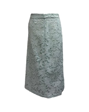 Zimmermann Spitzenverziertes Midi-Rock in Mintgrün aus Polyester