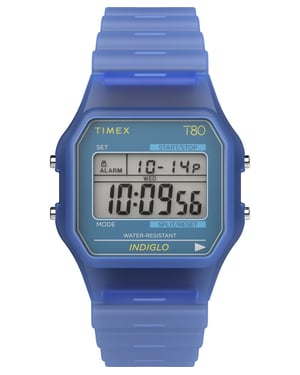 Timex T80 Blau Unisex Armbanduhr TW2Y34200