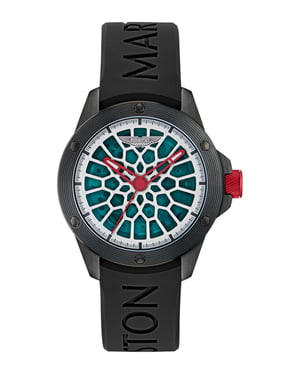 Aston Martin Thrill Rim Herren Schwarze Uhr MTRR1F502