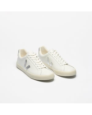 Veja Esplar Leder Damen Weiße Sneakers