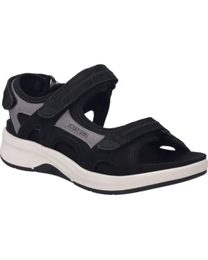 JOSEF SEIBEL Damen Sandale Estelle 02 in schwarz-grau