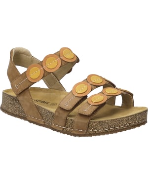 JOSEF SEIBEL Damen Sandale Hannah 13 in nuss-multi