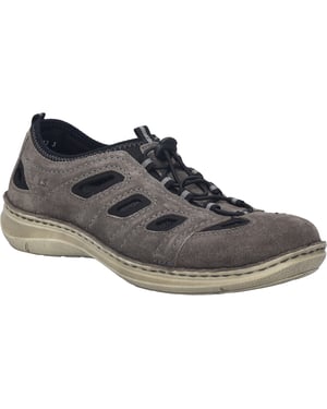 JOSEF SEIBEL Herren Halbschuh New Anvers 92 in grau-kombi
