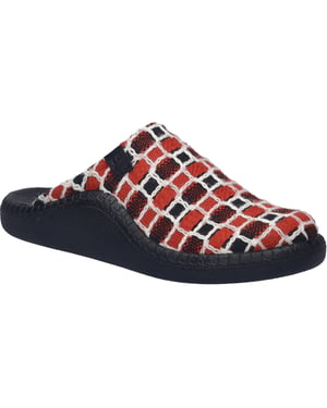 JOSEF SEIBEL Damen Hausschuh Monaco D 03 in rot-multi
