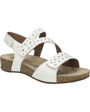 JOSEF SEIBEL Damen Sandale Tonga 91 in weiss-silber