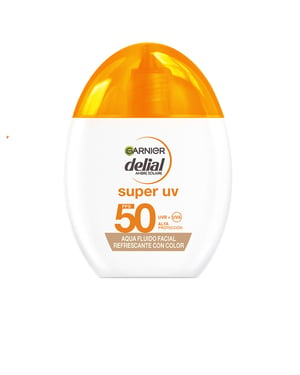 Delial Super Uv Aqua Erfrischendes Gesichtsfluid Mit Farbe Lsf 50 40 ml