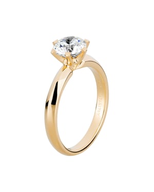 Orolino Ring aus 750er Gold mit natürlichem Brillant 1,50 ct. - Gold