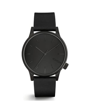 Komono Uhr Winston Regal Schwarz