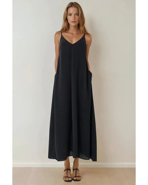 A-Form Maxi-Kleid