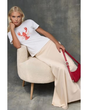 Crew-Neck Bedrucktes Baby-Tee